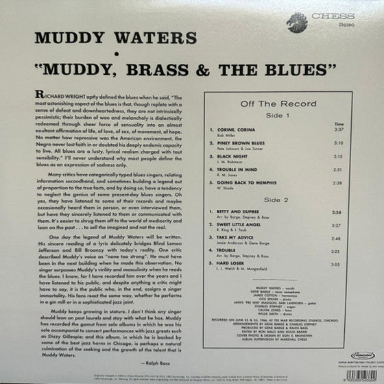 Muddy Waters – Muddy, Brass & The Blues - AudioSoundMusic