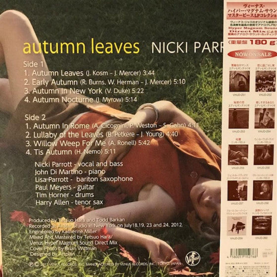 Nicki Parrott – Autumn Leaves (Japanese edition) - AudioSoundMusic