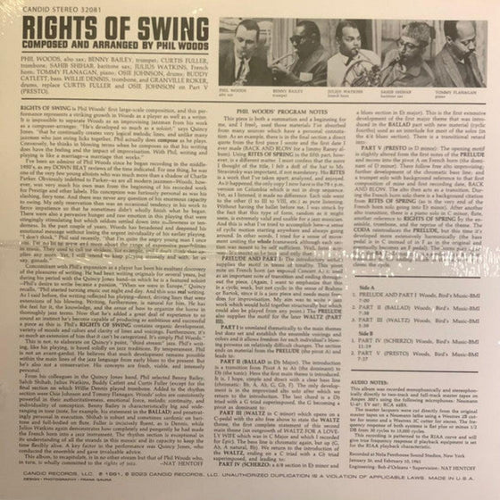 Phil Woods - Rights Of Swing (Candid) - AudioSoundMusic