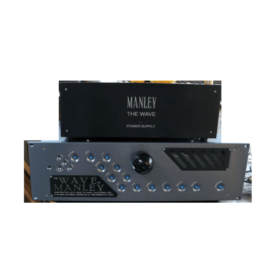 Pre-owned vacuum tube pre- amplifier MANLEY THE WAVE (with outside power supply and remote control) - AudioSoundMusic