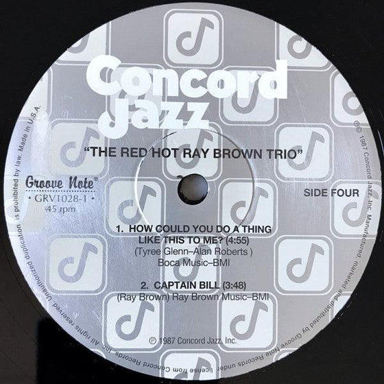 Ray Brown Trio – The Red Hot Ray Brown Trio (2LP, 45RPM) - AudioSoundMusic