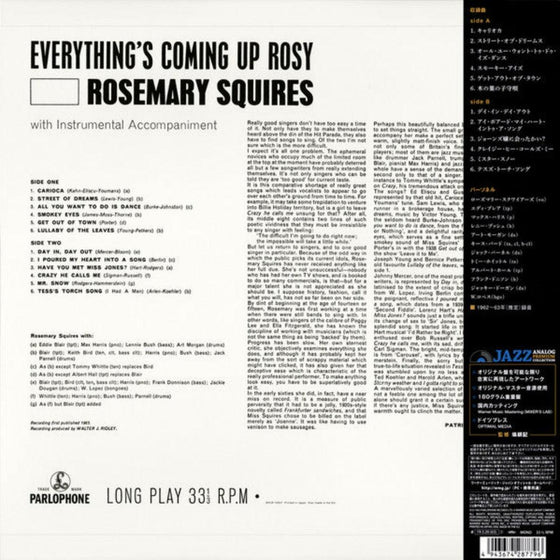 Rosemary Squires - Everything's Coming Up Rosy (Mono) - AudioSoundMusic