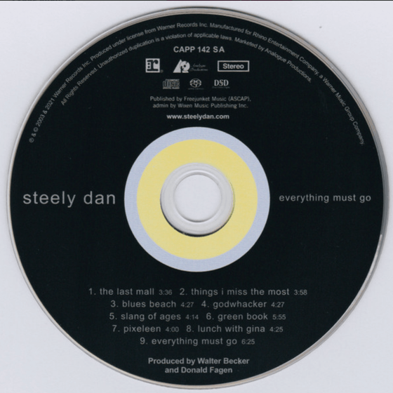 Steely Dan - Everything Must Go (SACD) - Audiophile