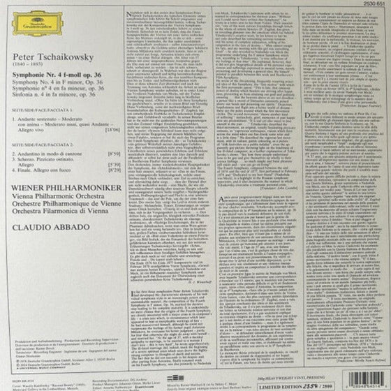 Tchaikovsky - Symphony No. 4 - Claudio Abbado & The Wiener Philharmoniker AUDIOPHILE