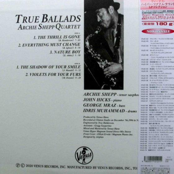 The Archie Shepp Quartet - True Ballads (2LP, Japanese edition) - AudioSoundMusic