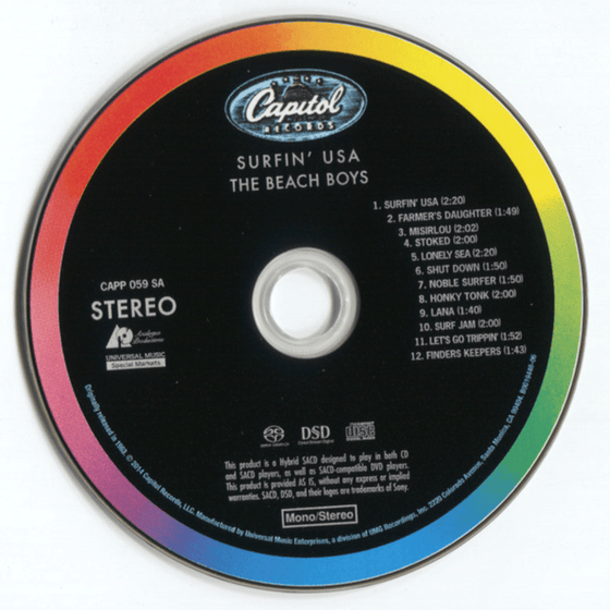 The Beach Boys - Surfin' USA (Hybrid SACD) - Audiophile