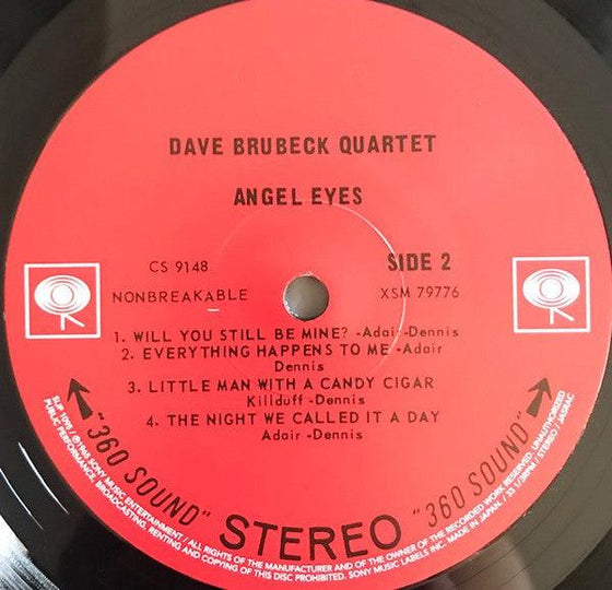 The Dave Brubeck Quartet – Angel Eyes AUDIOPHILE