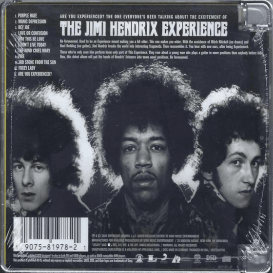 The Jimi Hendrix Experience - Are You Experienced?  (Hybrid SACD) - Audiophile