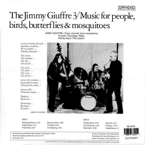 The Jimmy Giuffre 3 - Music for People, Birds, Butterflies & Mosquitoes - AudioSoundMusic