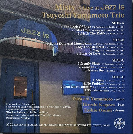 Tsuyoshi Yamamoto Trio – Misty Live at Jazz Is AUDIOPHILE