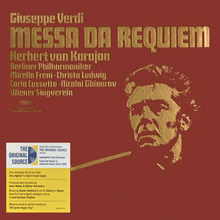  Verdi - Messa Da Requiem - Herbert Von Karajan, Mirella Freni, Christa Ludwig, Carlo Cossutta, Nicolai Ghiaurov, Wiener Singverein, Berliner Philharmoniker (2LP) - AudioSoundMusic