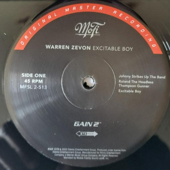 Warren Zevon - Excitable Boy (2LP, 45RPM) - AudioSoundMusic