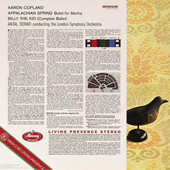 Aaron Copland - Appalachian Spring & Billy The Kid - Antal Dorati & The London Symphony Orchestra (2LP, 45RPM) - AudioSoundMusic