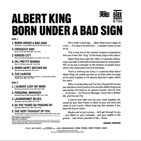 Albert King - Born Under A Bad Sign - AudioSoundMusic