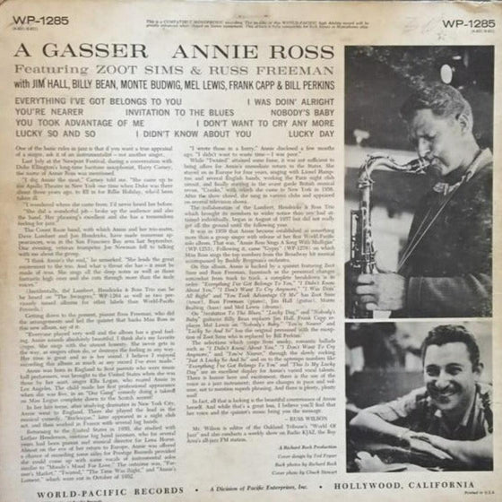 Annie Ross featuring Zoot Sims - A Gasser - AudioSoundMusic