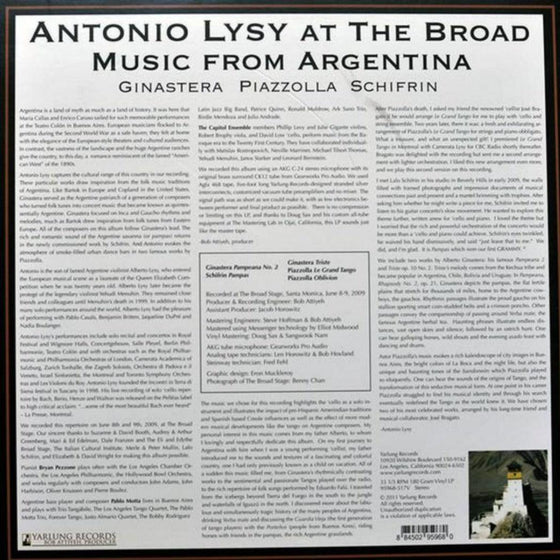 Antonio Lysy - At The Broad Music From Argentina - AudioSoundMusic