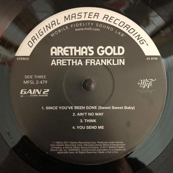 Aretha Franklin – Aretha's Gold (2LP, 45RPM, Ultra Analog, Half-speed Mastering) - AudioSoundMusic