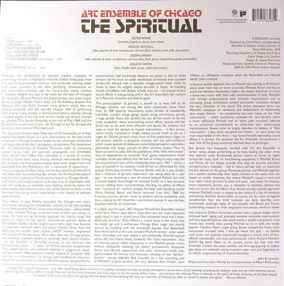 Art Ensemble of Chicago - The Spiritual - AudioSoundMusic