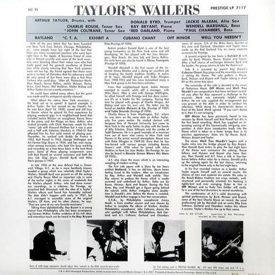 Art Taylor - Taylor's Wailers (Mono) - AudioSoundMusic