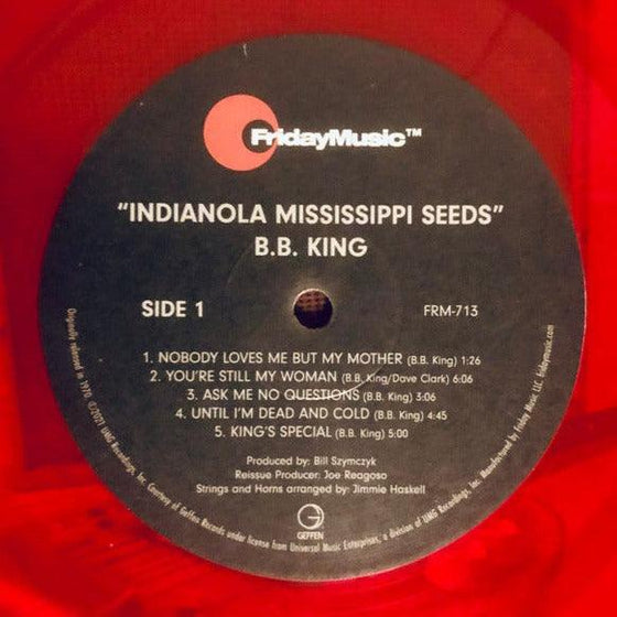 B.B. King – Indianola Mississippi Seeds (Translucent Red vinyl) - AudioSoundMusic