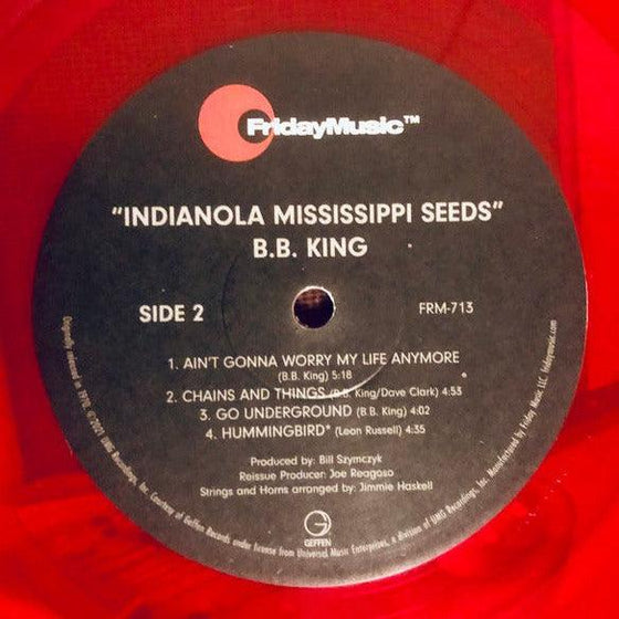 B.B. King – Indianola Mississippi Seeds (Translucent Red vinyl) - AudioSoundMusic