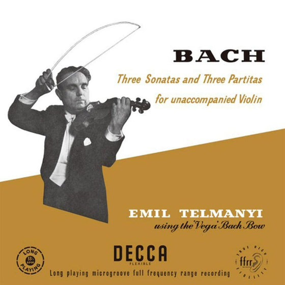 Bach - Three Sonatas and Three Partitas For Unaccompanied Violin - Emil Talmanyi (3LP, Box set, Mono) - AudioSoundMusic