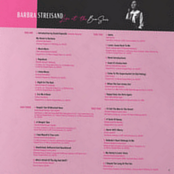 Barbra Streisand - Live At The Bon Soir (2LP, Digital Mixing) - AudioSoundMusic