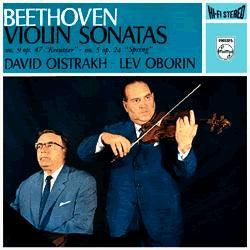 Beethoven - Sonatas for Piano and Violin Nos. 5 & 9 – Lew Oborin and David Oistrach - AudioSoundMusic