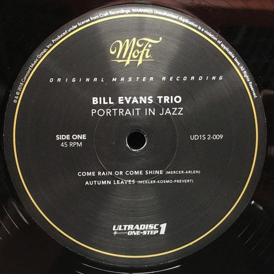 Bill Evans Trio – Portrait In Jazz (2LP, 45 RPM, Box, 1STEP, SuperVinyl) - AudioSoundMusic