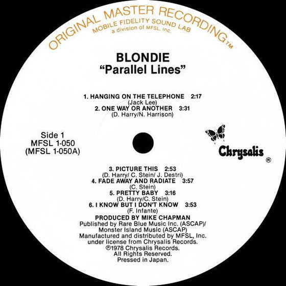 Blondie – Parallel Lines (Half-speed Mastering) - AudioSoundMusic