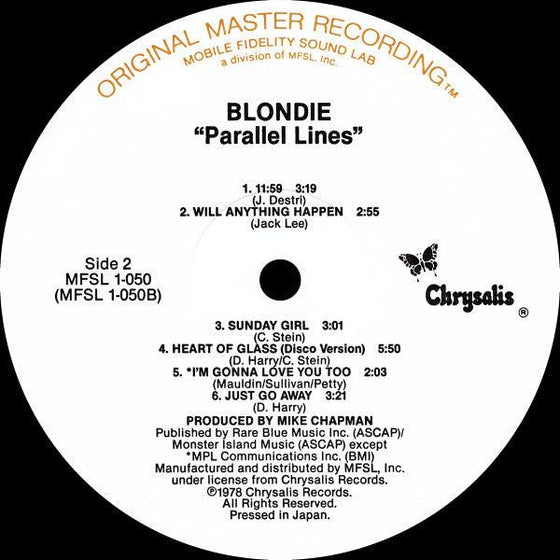 Blondie – Parallel Lines (Half-speed Mastering) - AudioSoundMusic