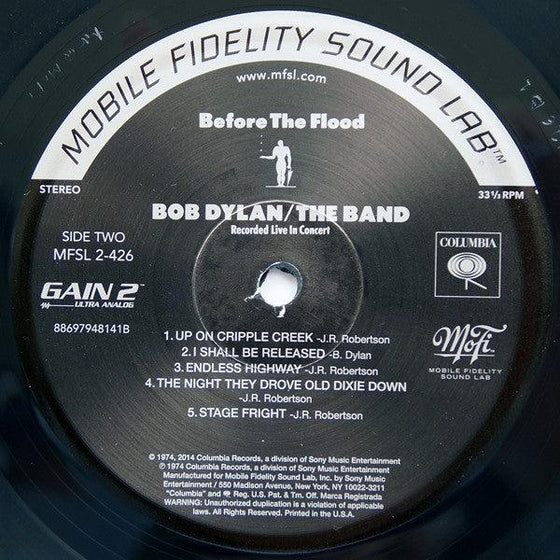 Bob Dylan & The Band – Before The Flood (2LP, 45RPM, Ultra Analog, Half-speed Mastering) - AudioSoundMusic