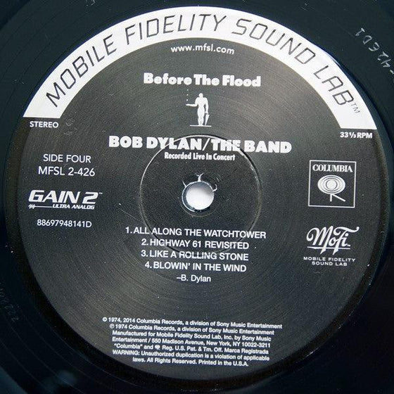 Bob Dylan & The Band – Before The Flood (2LP, 45RPM, Ultra Analog, Half-speed Mastering) - AudioSoundMusic