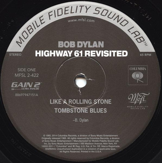 Bob Dylan – Highway 61 Revisited (2LP, 45RPM, Ultra Analog, Half-speed Mastering) - AudioSoundMusic