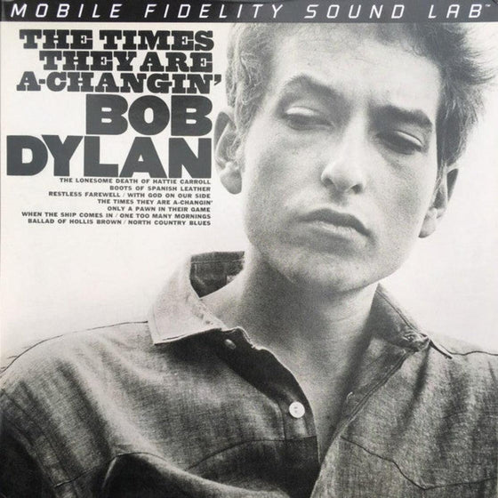 Bob Dylan - The Times They are a-Changin (2LP, Stereo, Ultra Analog, Half-speed Mastering, 45 RPM) - AudioSoundMusic