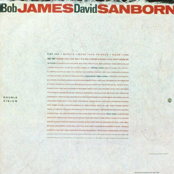 Bob James and David Sanborn - Double Vision - AudioSoundMusic