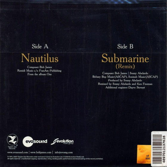 Bob James – Nautilus (7'' yellow vinyl) - AudioSoundMusic