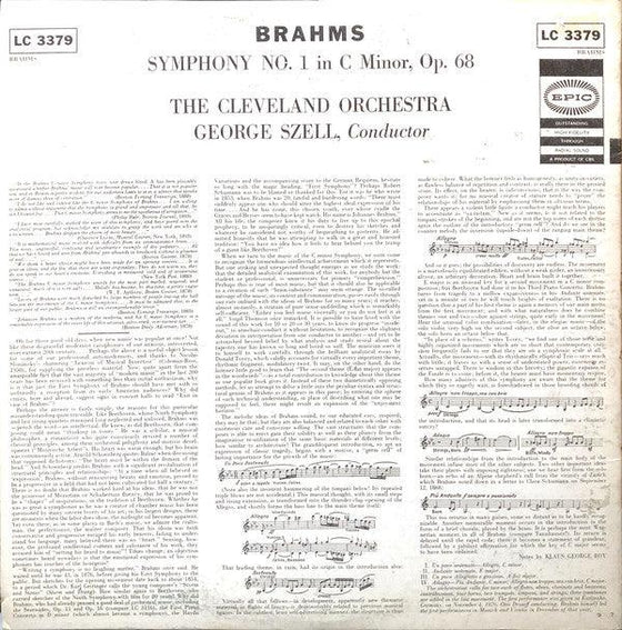 Brahms - Symphony No. 1 in C minor - George Szell - AudioSoundMusic