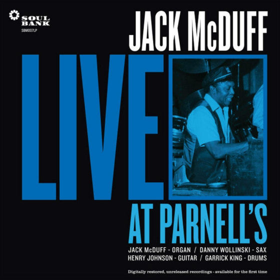 Brother Jack McDuff - Live At Parnell's (3LP, Digitally restored) - AudioSoundMusic