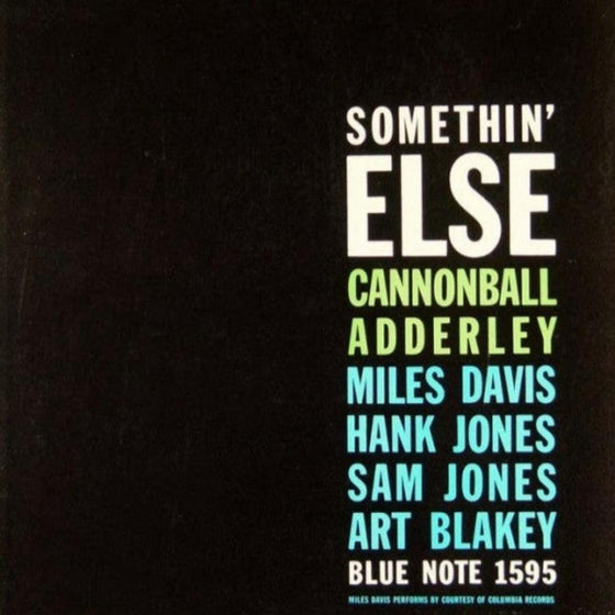 Cannonball Adderley - Somethin' Else (Mono, 200g SuperVinyl) - AudioSoundMusic