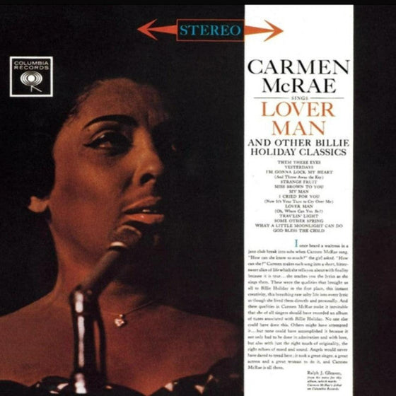 Carmen McRae - Sings Lover Man & Other Billie Holiday Classics - AudioSoundMusic