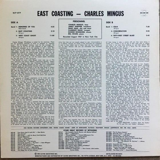 Charles Mingus - East Coasting (Mono) - AudioSoundMusic