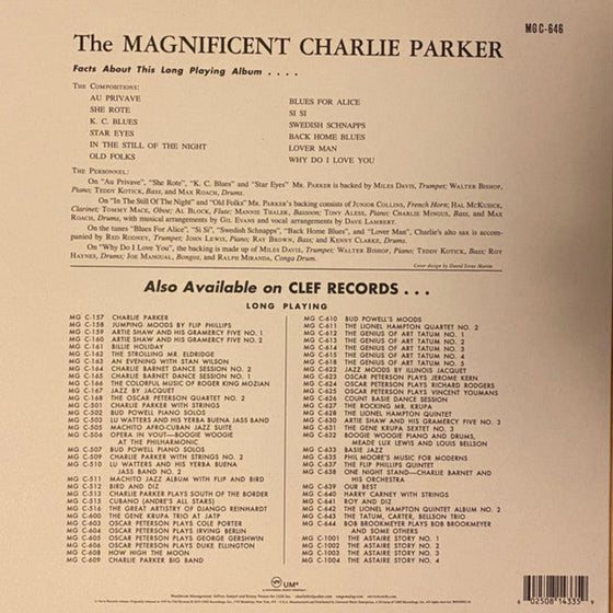 Charlie Parker - The Magnificent Charlie Parker (Yellow vinyl) - AudioSoundMusic