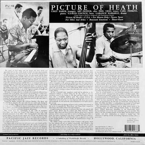 Chet Baker & Art Pepper - Picture Of Heath (Mono, Blue Note Tone Poet) - AudioSoundMusic