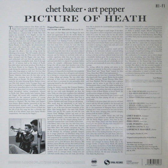 Chet Baker & Art Pepper - Picture Of Heath (Mono, Pure Pleasure) - AudioSoundMusic