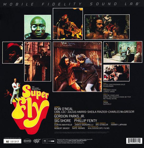 Curtis Mayfield - Super Fly (2LP, Ultra Analog, Half-speed Mastering, 45 RPM) - AudioSoundMusic