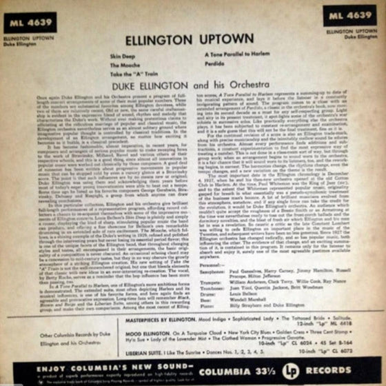 Duke Ellington & his Orchestra - Ellington Uptown (Mono) - AudioSoundMusic