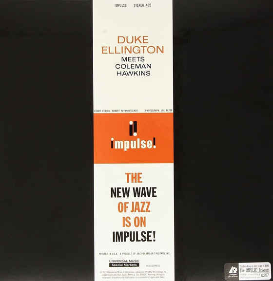 Duke Ellington Meets Coleman Hawkins (1LP, 33RPM) - AudioSoundMusic