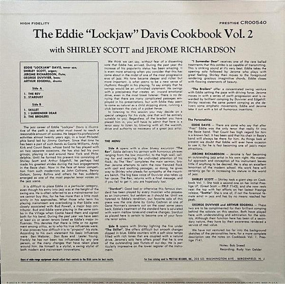 Eddie 'Lockjaw' Davis - Cookin' With Jaws And The Queen (4LP, Box set) - AudioSoundMusic