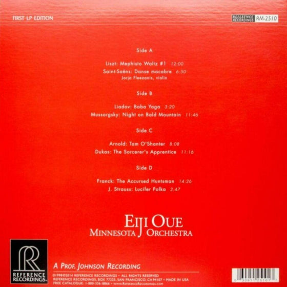 Eiji Oue – Mephisto & Co - Liszt, Mussorgsky, Franck, Dukas, ... (2LP, 45RPM, 200g, Half-speed Mastering) - AudioSoundMusic